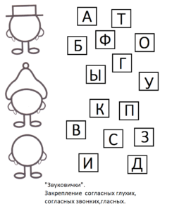 Звонкие-глухие-гласные